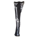 Tights Compression Skeleton Ankle Length Black/White/Grey