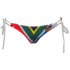SA Flag Bikini Bottom Ties