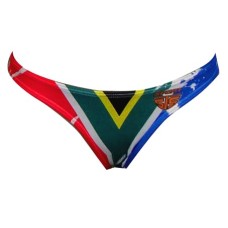 SA Flag Bikini Bottom Plain