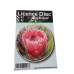 Licence Disc Sticker - Protea