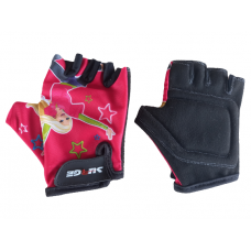 Cycling Gloves Surge Youth Girls Pink & Black