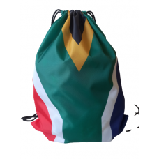 SA Flag Drawstring Bag