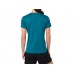 Asics Tee Ladies Silver Moire Deep Aqua - Medium