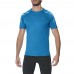 Asics Tee Men's Stripe Short Sleeve Thunder Blue - Small