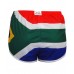 SA Flag Round Leg Running Shorts