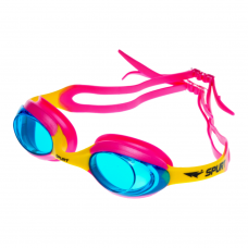 Goggles Spurt Junior - Blaze pink/yellow with blue lens