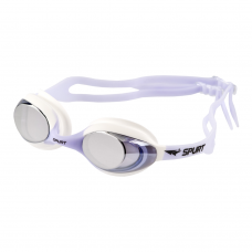 Goggles Spurt Junior - Blaze mirror white and lilac with silver lens