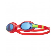 Goggles TYR Junior Swimple - red with blue lens