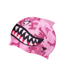 Swim Cap TYR Junior - Shark pink
