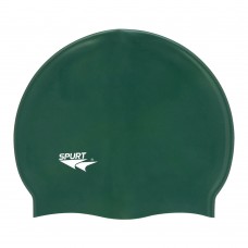 Swim Cap Plain Spurt - Bottle Green