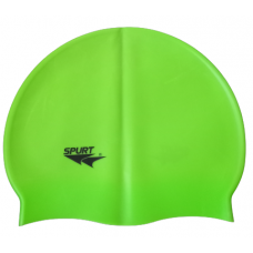 Swim Cap Plain Spurt - Neon Green