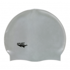 Swim Cap Plain Spurt - Silver